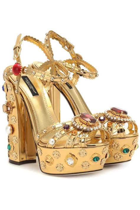 dolce gabbana gold edition|Dolce & Gabbana gold heels.